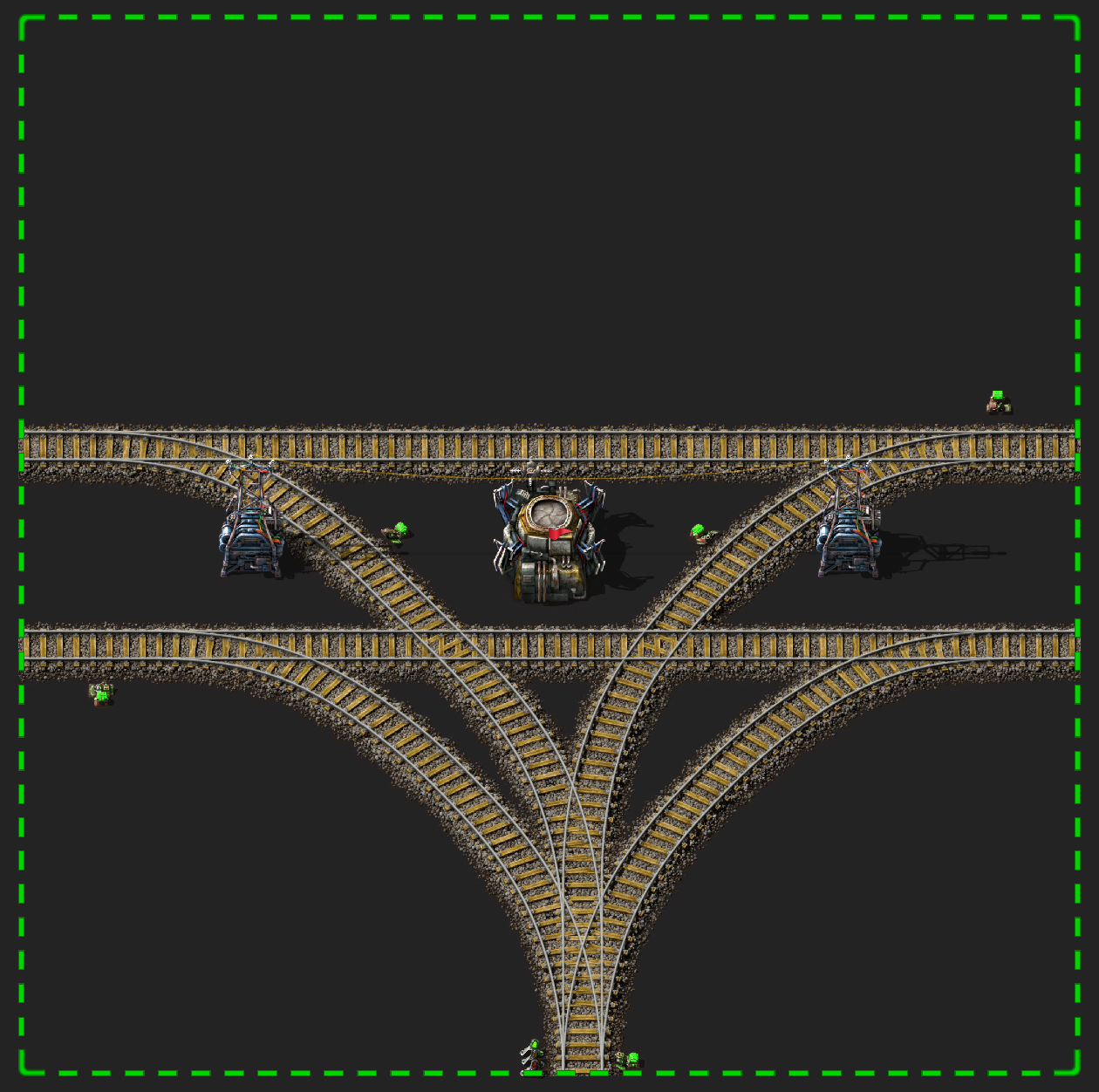 Gleis T-Anschluss (1 Chunk)