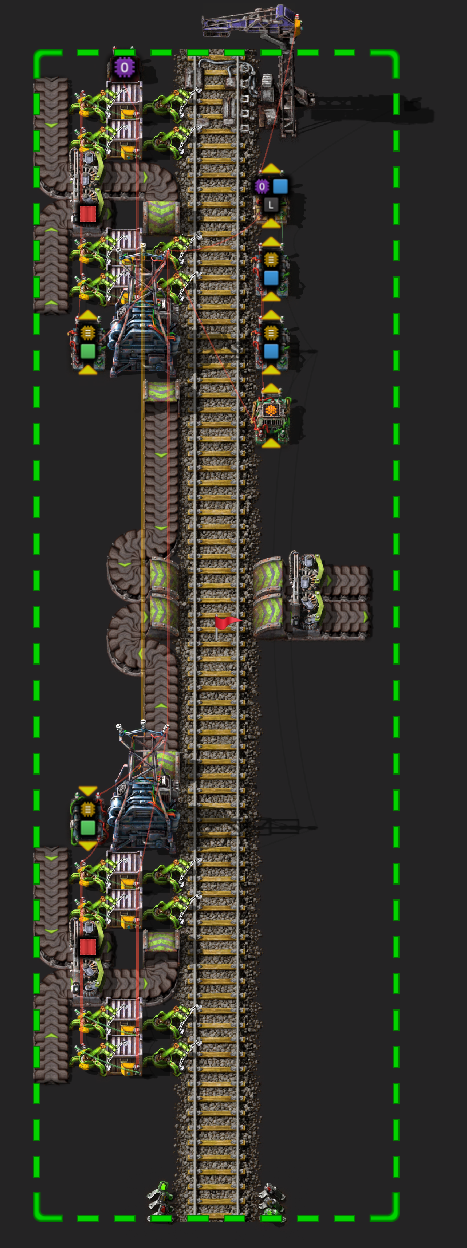 Bahnhof Entlade Material (1 Chunk)